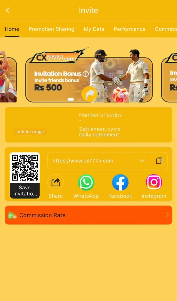 CX777 Game Invite Friends and Earn Rs 500 Bonus – Referral Program Pakistan