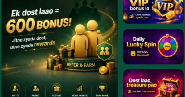 EU777 Game Refer and Earn - Ek Dost Laao 600 Bonus Pakistan
