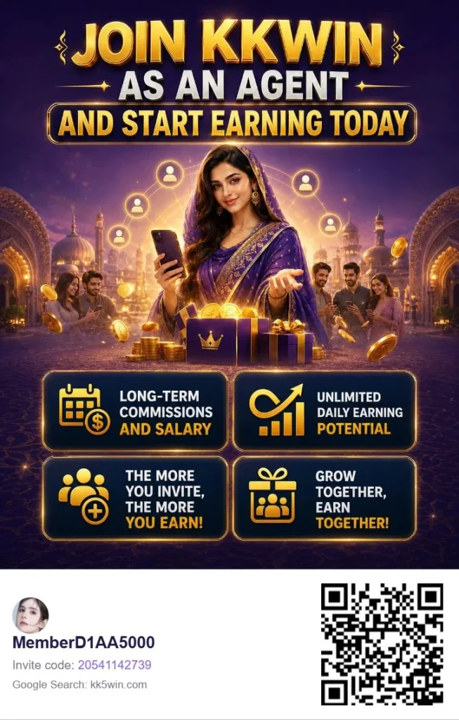 Join KK Win Game as Agent and Start Earning in Pakistan
